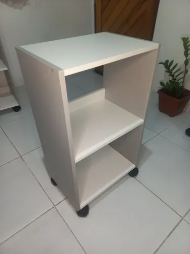 Carrinho auxiliar mdf novo