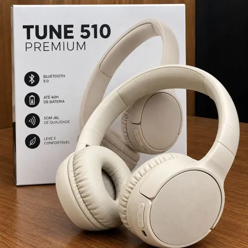 Fone 510tune excelente e novo. Entregamos para todo o brasil
