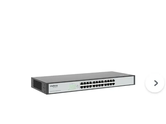 Switch Intelbras SG 2400 QR - 24 Portas Gigabit - Novo na Caixa
