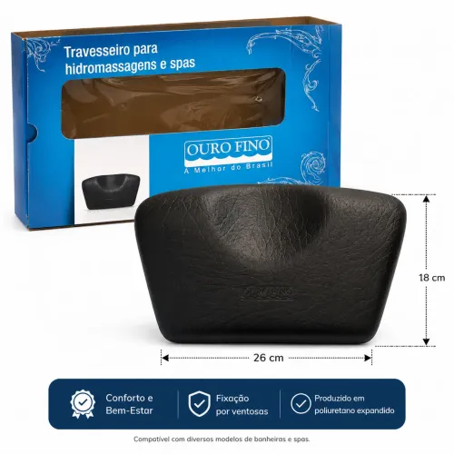 Travesseiro para hidromassagem e spas