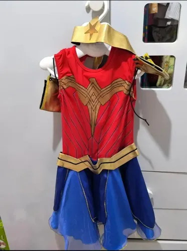 Fantasia Luxo Mulher maravilha