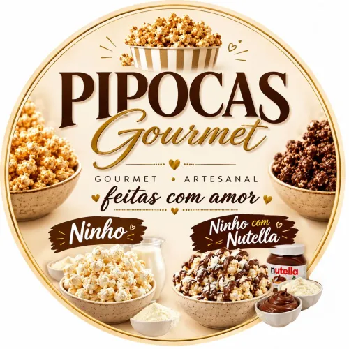 Pipocas gourmet