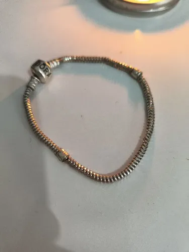 Pulseira prata 925 original 19cm