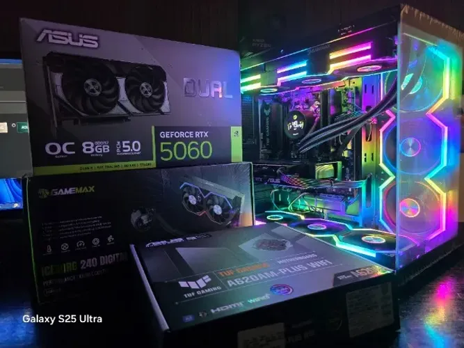PC GAMER BRUTAL RTX 5060 + RYZEN 5 7600 | 32GB DDR5 | 1TB NVMe | ASUS TUF