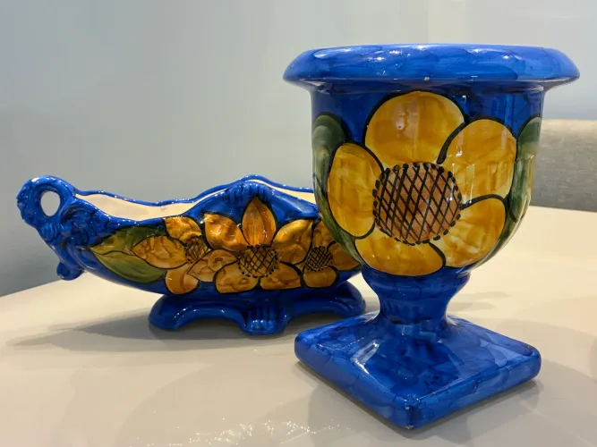 Vaso e Floreira Cerâmica antiga