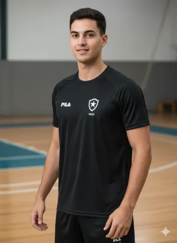 CAMISA DE TREINO FILA ""ALL BLACK" MASCULINA GG
