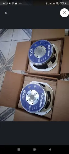 2 médios QVS 10 polegada 400 rms profissional