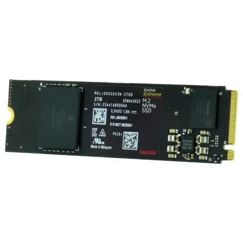 SSD SanDisk M.2 2TB Extreme NVMe - Leitura até 5150mbs