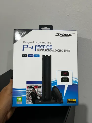Base de carregador com cooler para PS4