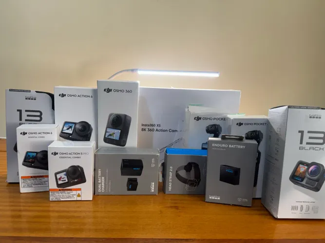 Gopro,Dji, insta e bateria