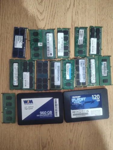 Vendo SSD memória ddr3 ddr4