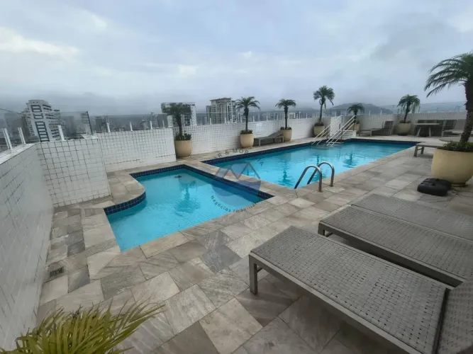 Apartamento com 3 dormitórios para alugar, 80 m² por R$ 6.000,00/mês - Boqueirão - Santos/