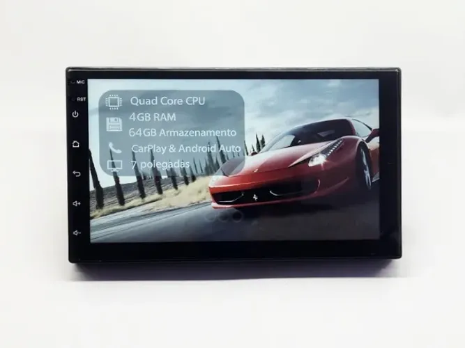 Multimídia 7 pol Android 4gb Ram Carplay