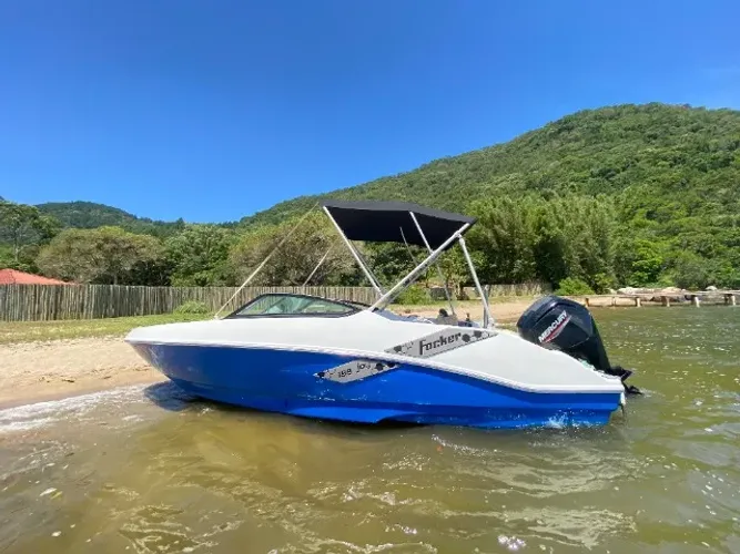 Lancha Focker 188 Joy, Ano 2021, Motor Mercury 115hp C/apenas 60 horas de navegação!