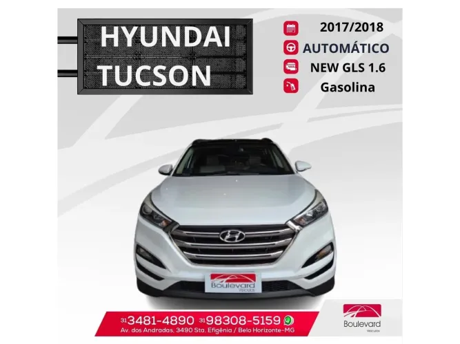 Hyundai Tucson GLS 1.6 Turbo 16V Aut. 2018