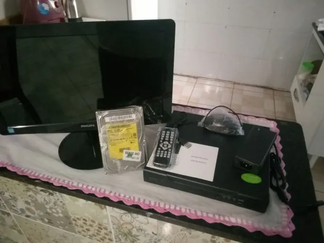 Dvr 16 canais hd 1t e monitor
