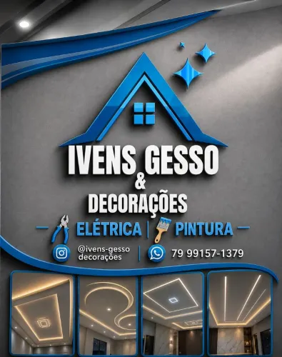 Serviço de gesso e decorações