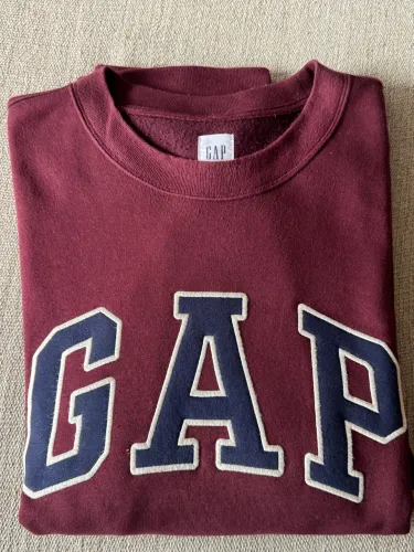 Moletom Gap 2XL cor de vinho importado grande exclusivo USA
