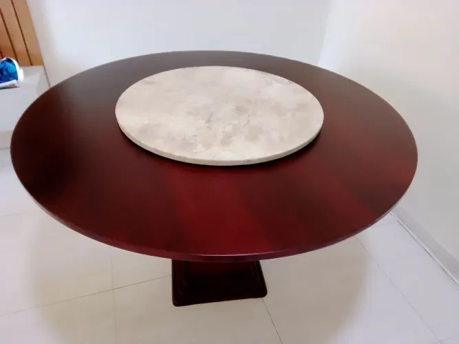 Mesa de madeira maciça mogno peça rara