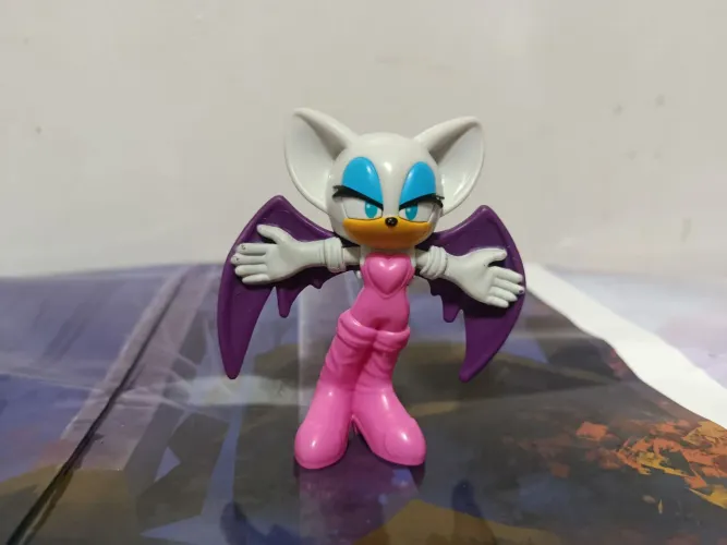 Boneco Rogue Sonic The Hedgehog Burger King Sega Gamer Geek