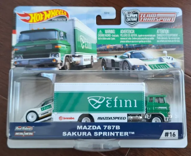 Hot wheels Team transport mazda 787B