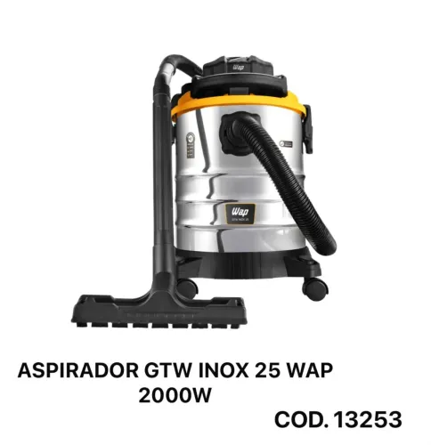 ASPIRADOR GTW INOX 25 WAP 2000w?