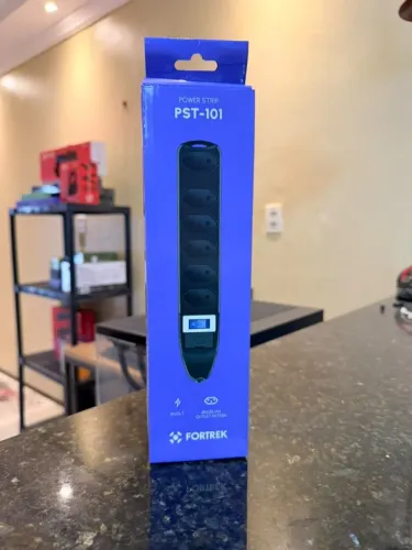 Filtro de Linha Fortrek 6 Tomadas Novo Cabo 1m