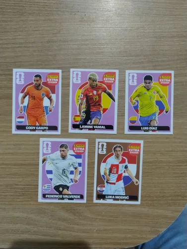 5 Figurinhas Legends copa do mundo 2026