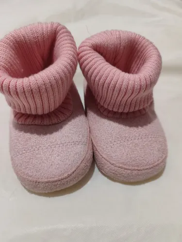 Pantufa sapatinho bebe menina até 6 messs