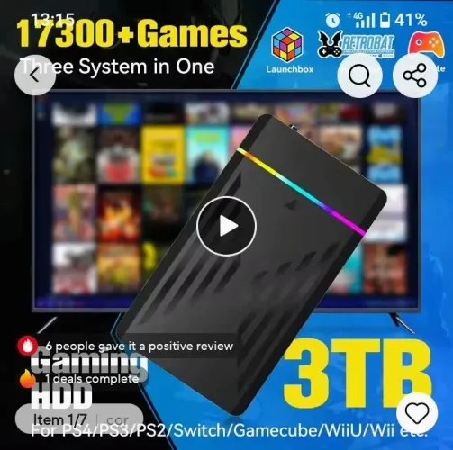 HD Gamer, Jogos Retrô, Emulador, 17300 jogos, Plug and Play