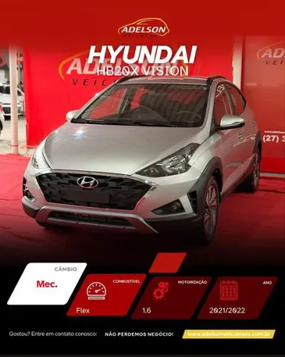 Hyundai HB20X Vision 1.6 Flex 16V MEC 2022