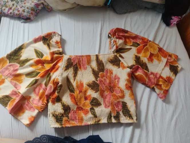 Blusa / top feminino estampa farm