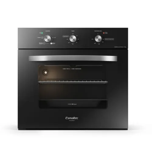 Forno de Embutir Esmaltec Gourmet Elétrico FE0171 Preto - Forno Elétrico de Embutir