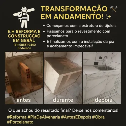 Pedreiro reforma e contrução