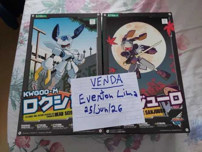 Model Kit Medabots Kotobukiya 1/6 - Rokusho e Sanjuro (Raros)