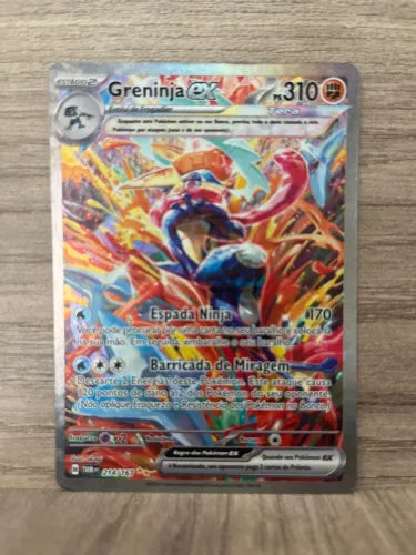 Card Pokémon Greninja ex (214/167)