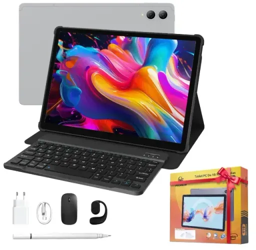 Niceele N10 Tablet 8gb Ram + 512gb Brindes Caneta Mouse Tela De 10,95 5g Cinza