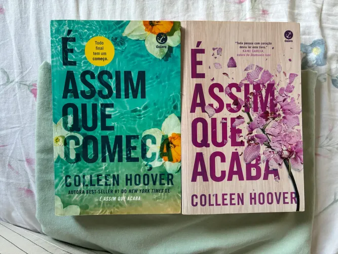 COLEÇÃO "É assim que acaba" e "É assim que começa" de Coleen Hoover