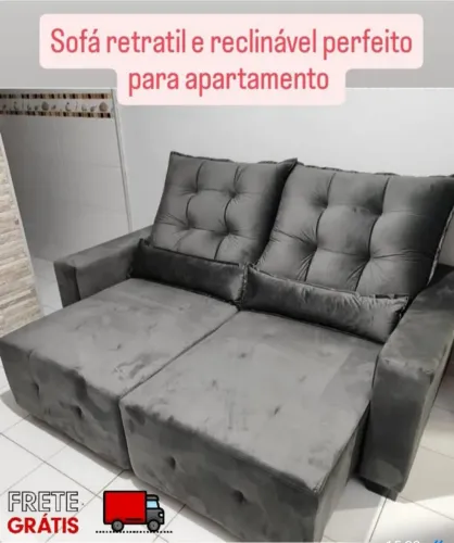 Frete grátis!!Sofá Retrátil e Reclinável A pronta Entrega!!