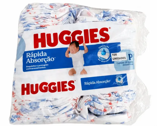 Fralda P Huggies - Pacote com 50 unidades