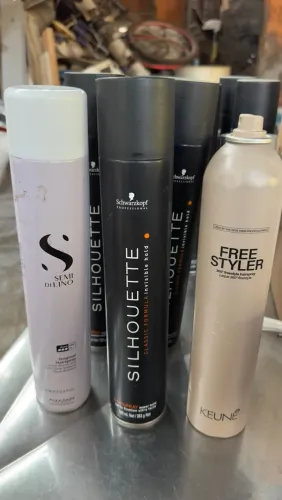 Sprays para Cabelo de Diversas Marcas