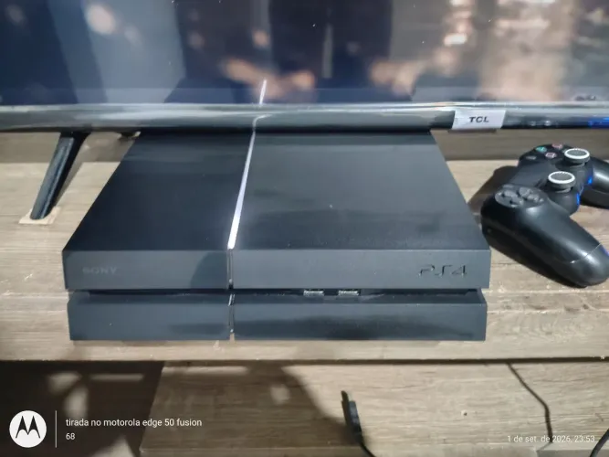 PlayStation 4 PS4 Fat Black Piano 500GB + 2 Controles (Desbloqueado)