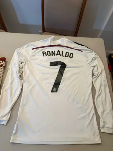 Camisa Real Madrid 14/15 Adidas Ronaldo 7 Manga Longa G