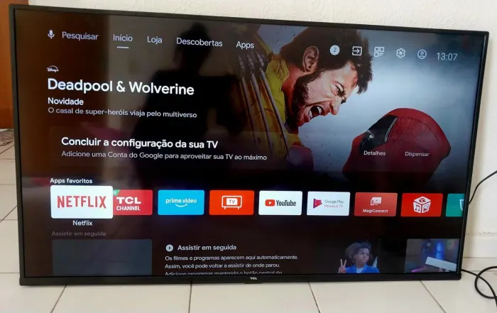 Tv smart de 50 polegadas TCL Android