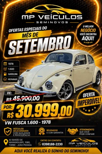 Volkswagen Fusca 1300 1978