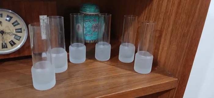 Copos Vintage italianos CRISTAL