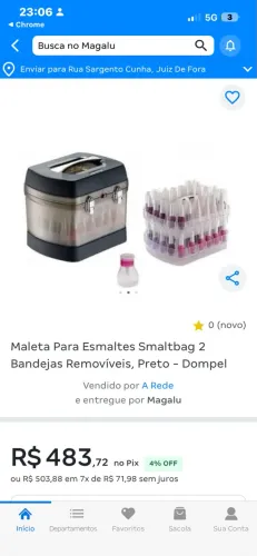 Maleta de esmaltes dompel 