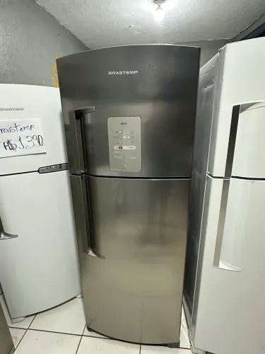 Geladeira Brastemp inox