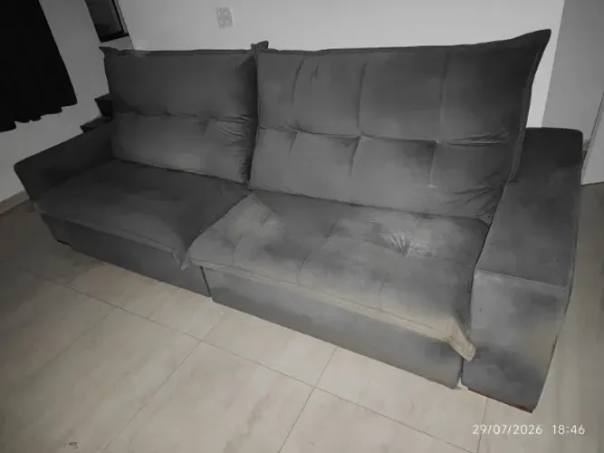 Sofá Retrátil Reclinável 2.90m