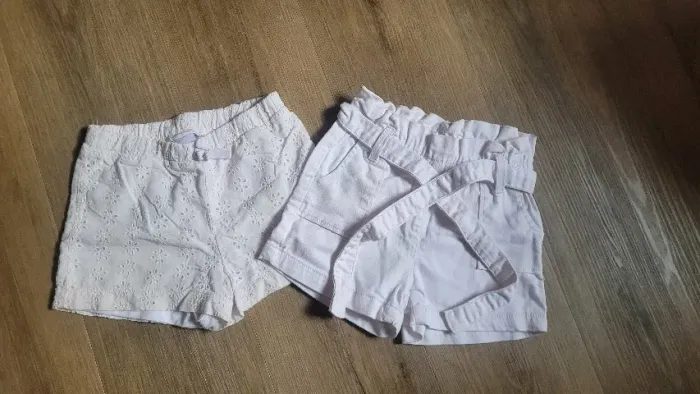 Kit 2 shorts brancos Pool Kids - tam.6